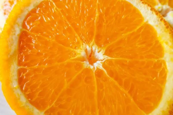 stock image close-up orange slice