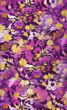 arkaplan için çok renkli çiçek deseni