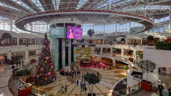 Istinye Istanbul Türkiye Aralık 2022 Stanbul Noel Yeni Yıl Stanbul — Stok fotoğraf