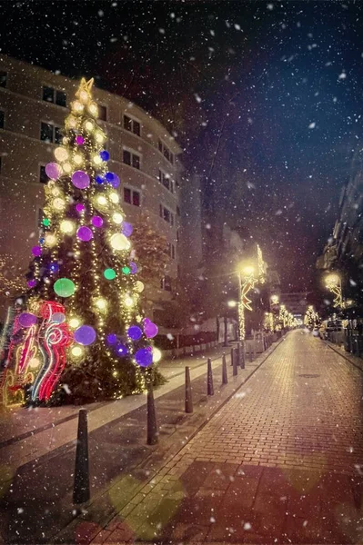 Nisantasi Istanbul Türkei Januar 2023 Weihnachts Und Silvesterfeiern Nisantasi Dem — Stockfoto