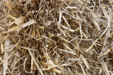 close-up hay bale for background