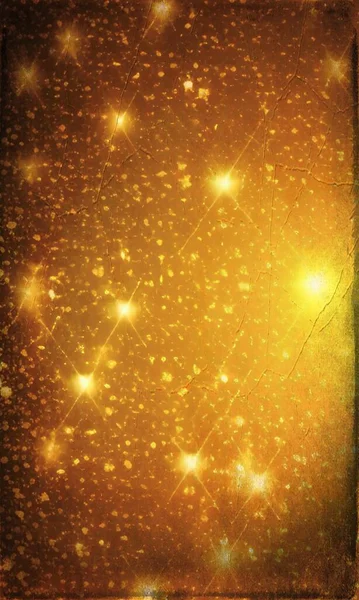 Золотой Цвет Фона Винтажным Старым Эффектом — стоковое фото