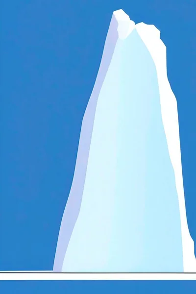 Close Iceberg Ice Pyramid Background — Archivo Imágenes Vectoriales