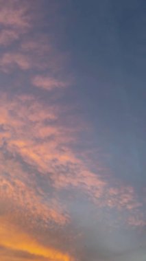 dramatic sky and sunrise in the early morning