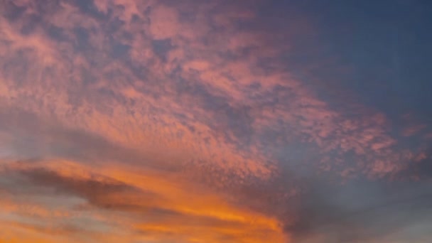 Dramatic Sky Sunrise Early Morning — Stock videók