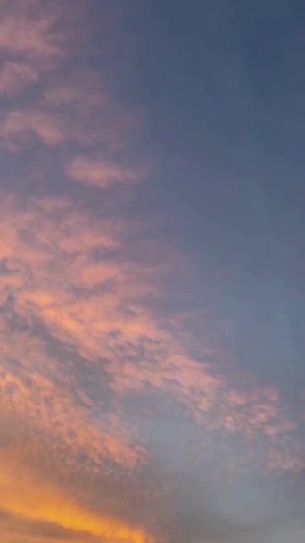 Dramatic Sky Sunrise Early Morning — Wideo stockowe