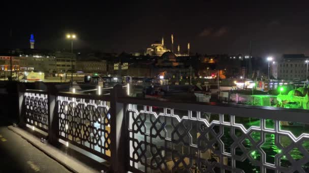 Эминону Истанбул Турция Января 2023 Года Мечтательный Город Между Континентами — стоковое видео