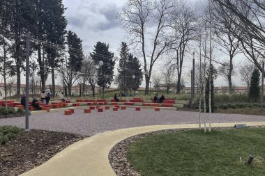 Rami,istanbul,Turkey.January 27,2022.The Rami Barracks, which dates back to the middle of the 18th century, was revived as the Rami Library, Turkey's and Istanbul's window to knowledge, after restoration, renovation and reconstruction works.