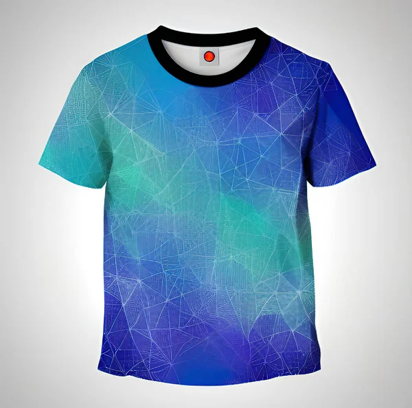 geometric and abstract print t-shirt