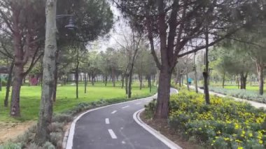 Atakoy, İstanbul, Türkiye. 15 Nisan 2023. İstanbul 'un Atakoy ilçesindeki Ayamama Vadisi habitat parkından görüntüler.