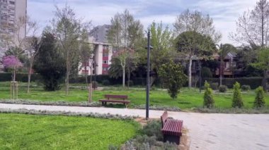 Atakoy, İstanbul, Türkiye. 15 Nisan 2023. İstanbul 'un Atakoy ilçesindeki Ayamama Vadisi habitat parkından görüntüler.