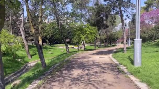 Бахчесехир Истанбул Индейка Апрель 2023 Bahceshir Район Социальные Объекты Зеленой — стоковое видео