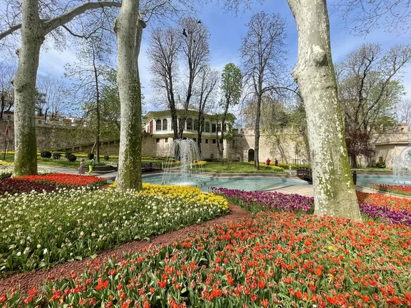 Istanbul Turkey April 2023 Gulhane Park Historical Park Located Istanbul — Stock Photo, Image