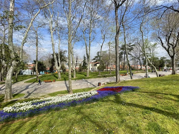 Стамбул Turkey Квітня 2023 Gulhane Park Історичний Парк Розташований Стамбулі — стокове фото