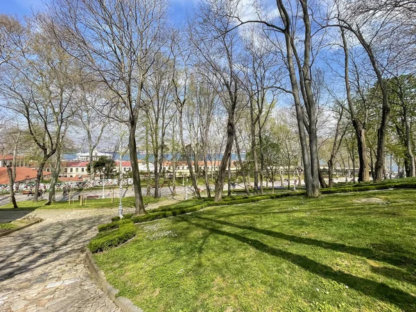 Istanbul Turkiet April 2023 Gulhane Park Historisk Park Som Ligger — Stockfoto
