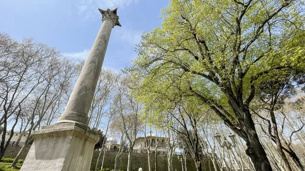 Estambul Turquía Abril 2023 Gulhane Park Parque Histórico Situado Estambul — Foto de Stock