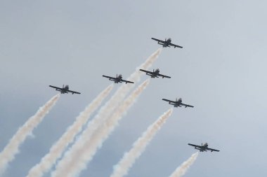 Yesilkoy, istanbul, Türkiye 30. 2023 Teknofest Havacılık, Uzay ve Teknoloji Festivali, Türkiye 'de düzenlenen havacılık, teknoloji ve uzay teknolojisi festivali..