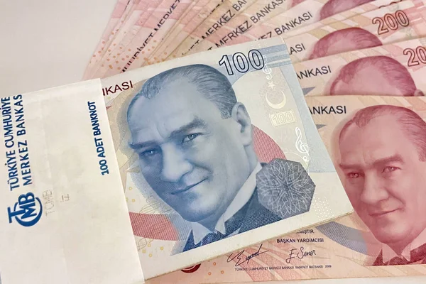 Istanbul Turkey May 32023 Турецкая Лира Является Официальной Валютой Турецкой — стоковое фото
