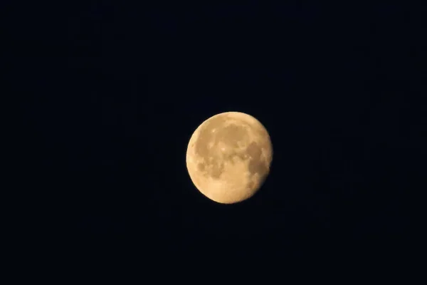 Czarujący Taniec Księżyca Niebie — Zdjęcie stockowe