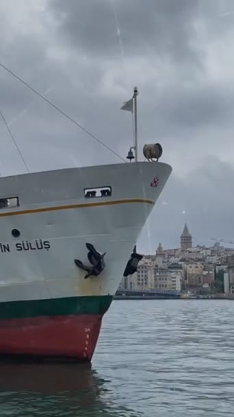 2009年6月5日至23日 土耳其伊斯坦布尔 博斯普鲁斯海峡壮丽的迷人城市 — 图库视频影像