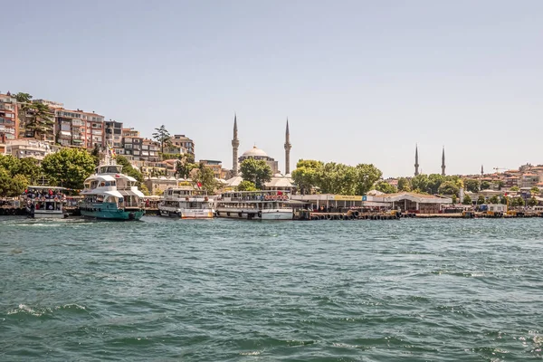 Bosporus Istanbul Turkiet Juni 2023 Den Förtrollande Skönheten Istanbuls Bosporen — Stockfoto