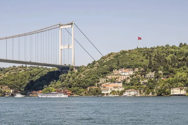 Bósforo Istanbul Turquia 2023 Encantadora Beleza Bósforo Istambul Bósforo Vistas — Fotografia de Stock