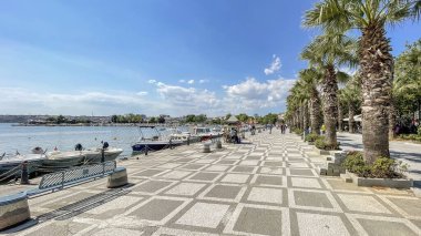 İstanbul 'un Avrupa yakasındaki Silivri kıyısından deniz ve kıyı manzarası 30 Haziran 2023..