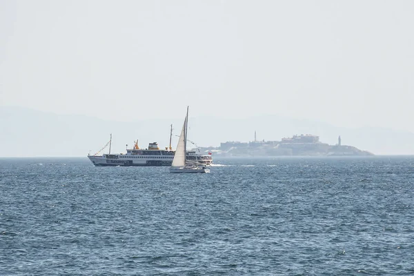 Istanbul Turquie Juillet 2023 Mer Marmara Qui Est Mer Intérieure — Photo