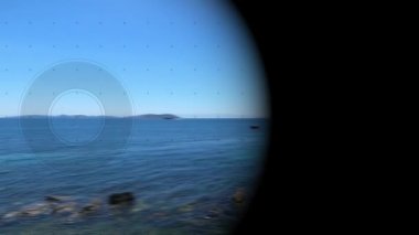 Yaz boyunca İstanbul 'daki Marmara Denizi ve Prens Adaları' nın büyüleyici manzarası