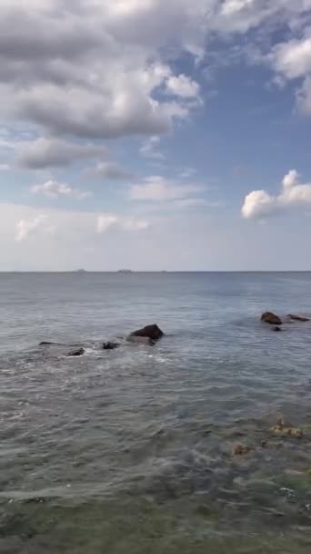 Φενέρμπαχτσε Ιστανμπούλ Τουρκία 2023 Θέα Στη Θάλασσα Του Μαρμαρά Από — Αρχείο Βίντεο