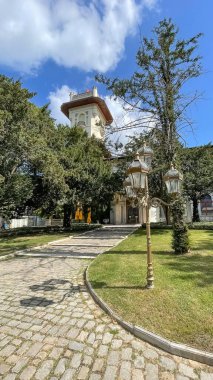 Beykoz, istanbul, Türkiye. 16.2023.Hidiv Grove. İstanbul 'un Gizli Cenneti ve Hidiv Sarayı' nın Tarihi Görkemi. Osmanlı İmparatorluğunun Zengin Tarihi 'ni keşfedin. İstanbul' un İstanbul tarafındaki İstanbul Boğazı..