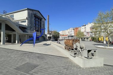 Türkiye 'nin İstanbul kentinde kömür gazı üreten bir gaz fabrikası olan Kadıykoy, istanbul, Türkiye. Bugün 10,2024.Hasanpasa Gazhanesi olarak biliniyor. 1892 'de inşa edilen bina 2021' de bir sanat, kültür ve teknoloji müzesi haline getirildi..