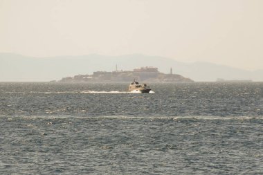 İstanbul Büyükşehir Belediyesi tarafından üretilen ilk İstanbul Deniz taksileri Halic Tersanesi 'nde 17 Ağustos 2024.