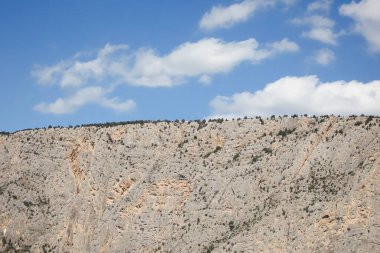 Harmankaya Canyon, Bilecik, Turkey. Harmankaya Canyon is located in Harmankaya Nature Park. Magnificent natural scenery, hills and rocks in which the canyon is located. clipart