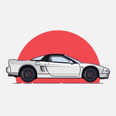 Japon beyaz hız arabası