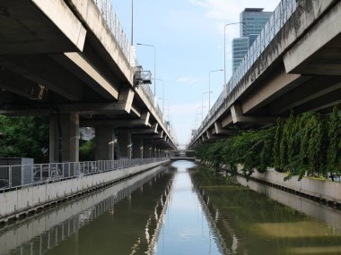 Phaya Thai bölgesinde Khlong Prem Prachakon, Bangkok, Tayland. 6 Mayıs 2025