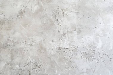 Pürüzlü beyaz alçı duvar görüntüsü. Arkaplan kullanımı için doku
