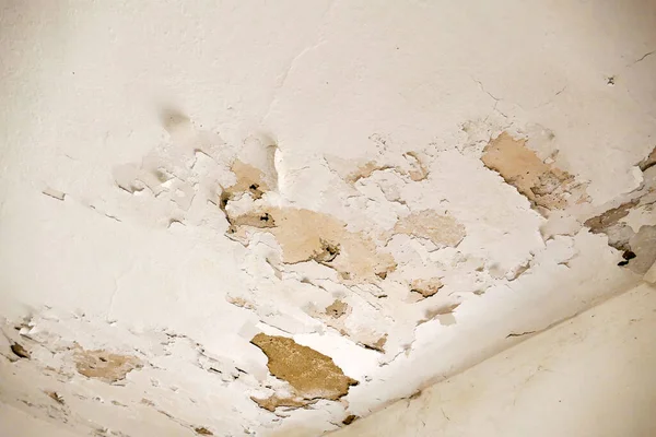 Cat Mengelupas Dari Bangunan Tua Cat Mengelupas Dinding Menumpahkan Cat Stok Foto