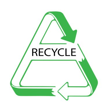 beyaz zemin üzerine Yeşil ok 