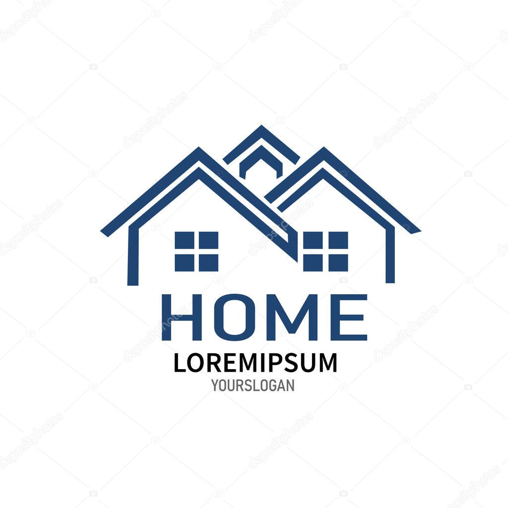 LOGO Home on white background