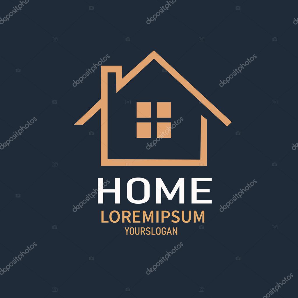 LOGO Home on white background