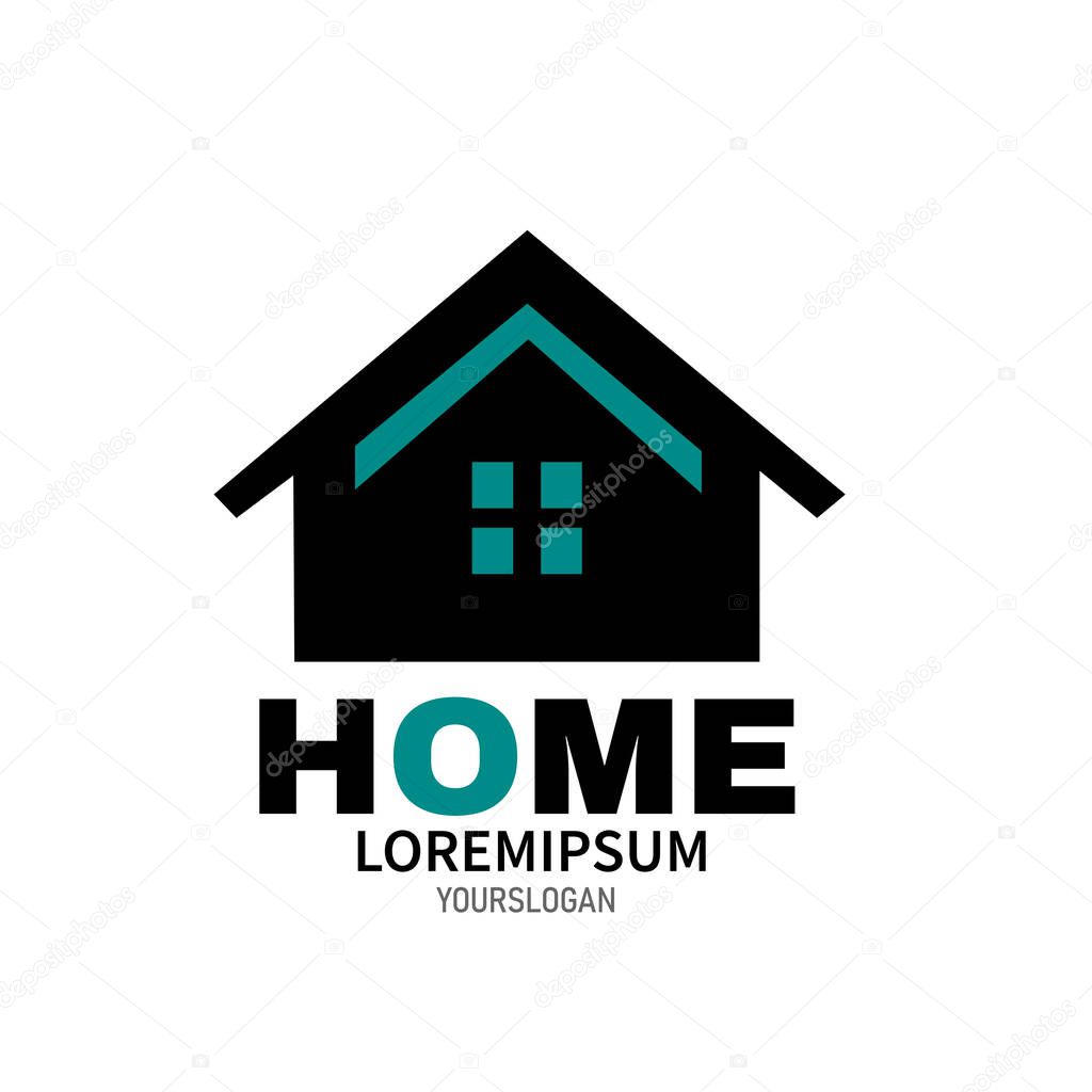 LOGO Home on white background