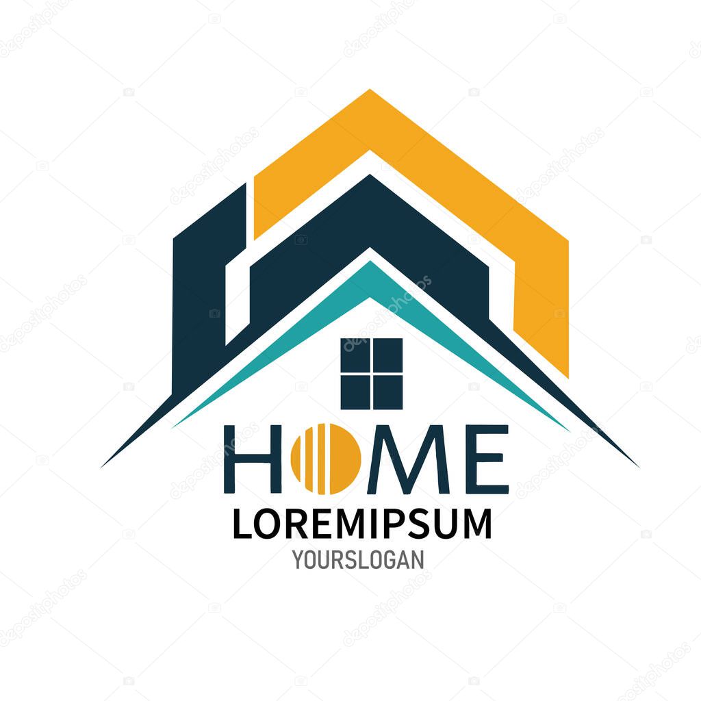 Logo home on white background