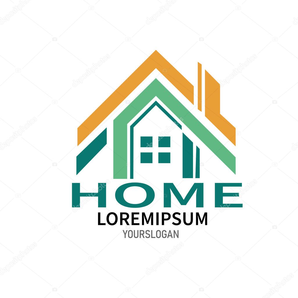 Logo home on white background