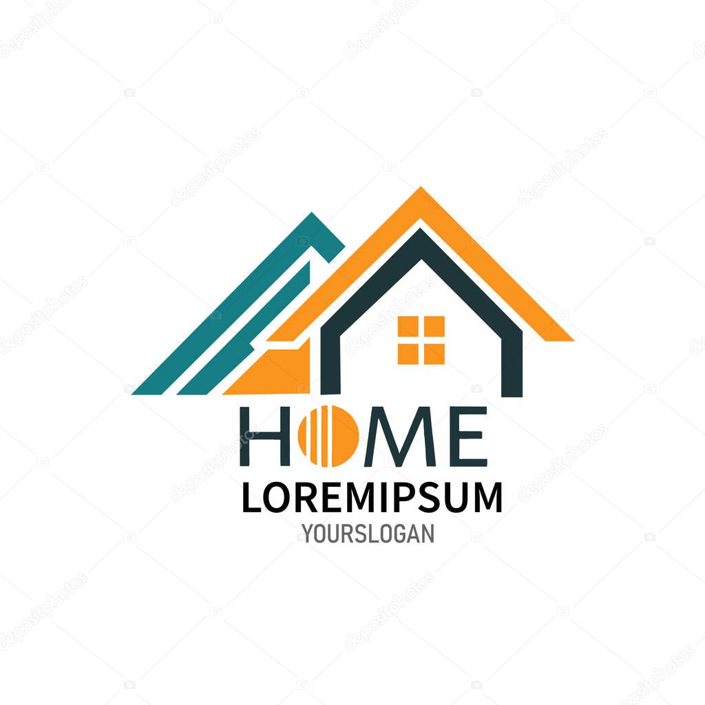 Logo home on white background