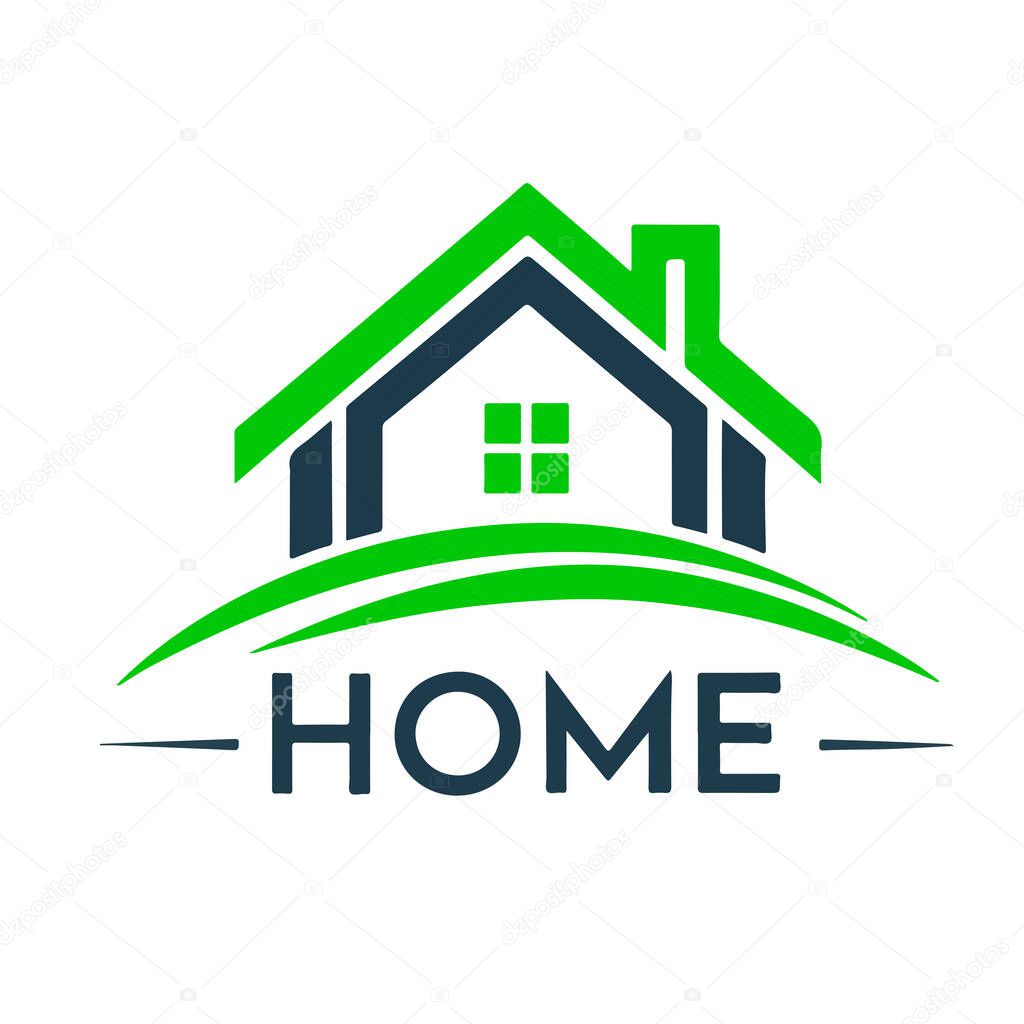 Logo home on white background