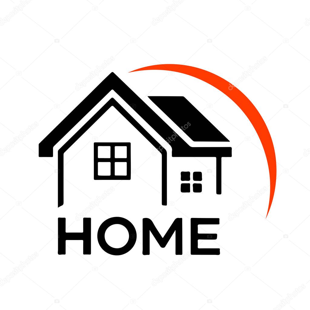Logo home on white background