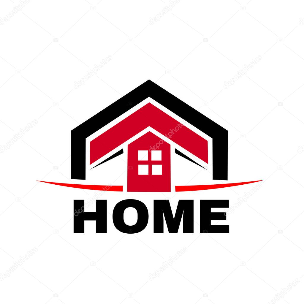 Logo home on white background