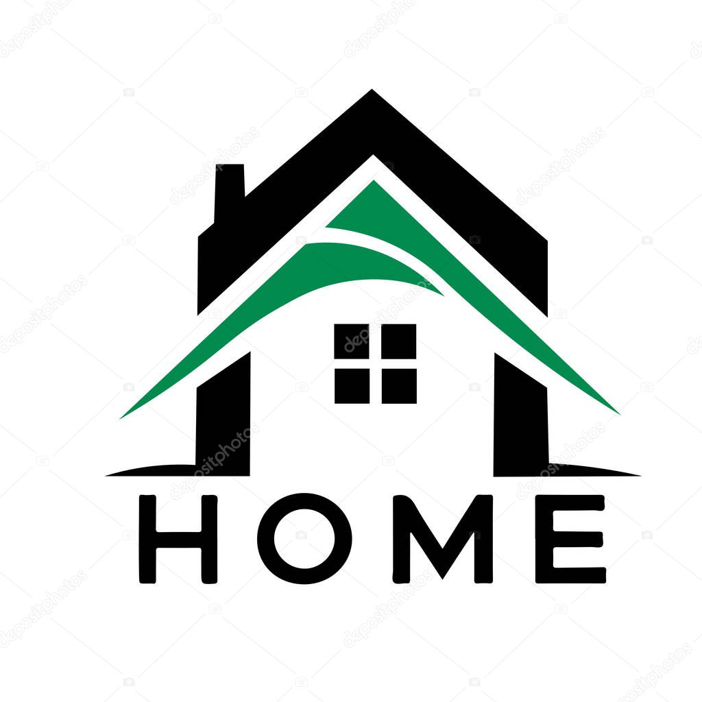 Logo home on white background