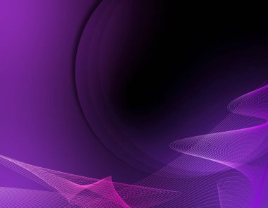 Soyut dalga siyah gri mor Gradyan arkaplan